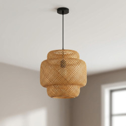 Straw Chandelier Medium